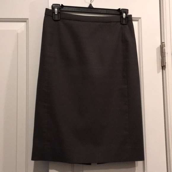 J. Crew No. 2 pencil skirt cotton twill gray - Picture 3 of 4